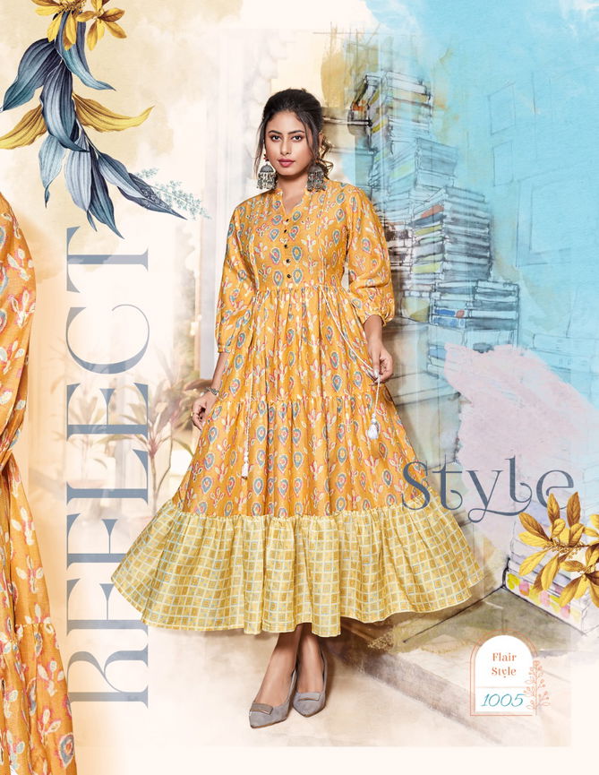 Flair Style 1 By Passion Tree Festive Wear Wholesale Anarkali Kurtis 
